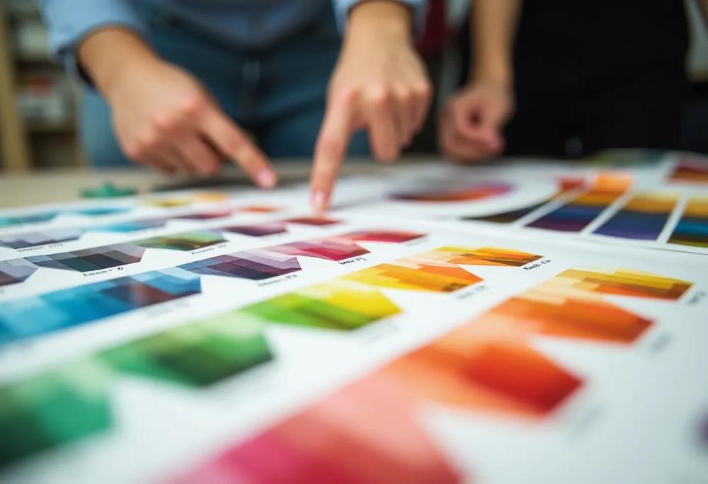 color swatches